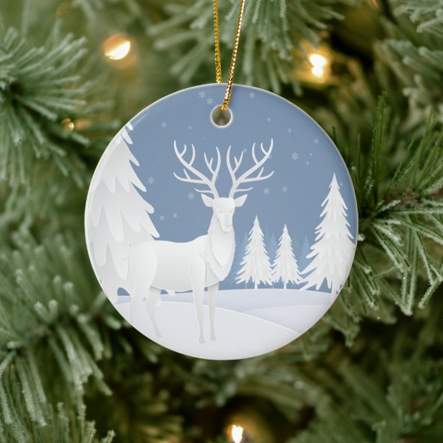 Ornement en céramique de Noël 3D (Arbre)
