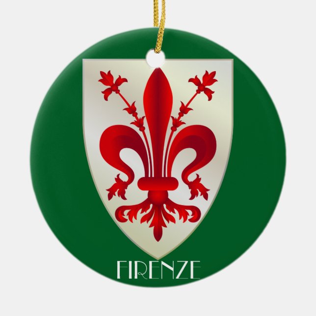 Ornement en céramique de Noël de l'Italie - de (Devant)