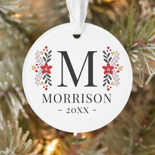 Ornement en céramique de Noël moderne (Arbre)