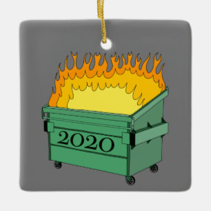 Ornement en céramique de pompiers 2020