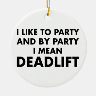 Ornement En Céramique Deadlift