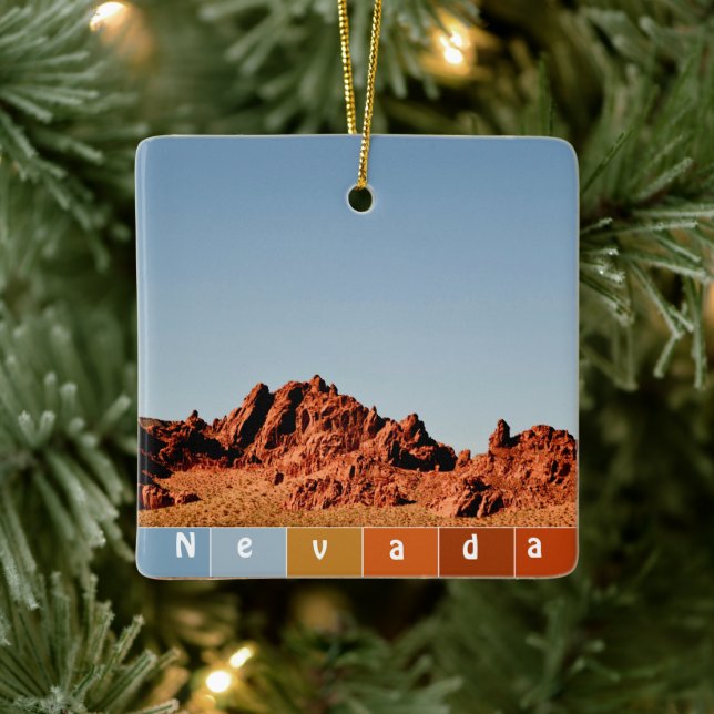 Ornement En Céramique Désert du Nevada (Arbre)