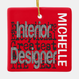 Ornement En Céramique Designer d'intérieur Extraordinaire CUSTOM