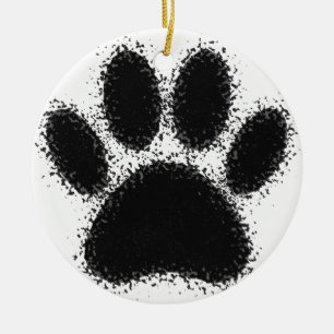 Ornement En Céramique Dessin à mâchoire de chien