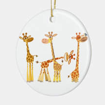 Dessin animé Giraffes