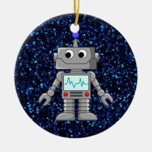 Ornement En Céramique dessin de robot