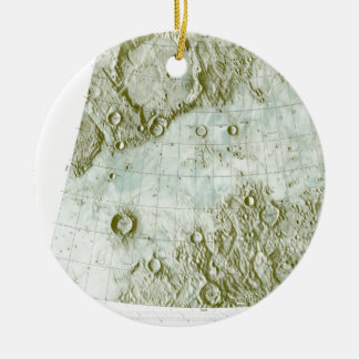 Ornement En Céramique diagramme lunaire d'échelle du 1:000 000