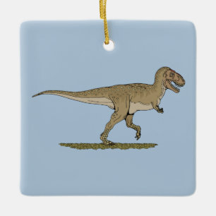 Ornement En Céramique Dinosaure crétacé Tyrannosaurus rex