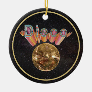 Ornement En Céramique Disco la nuit partie