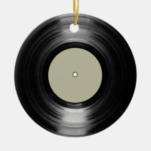 Ornement En Céramique disque vinyle de musique