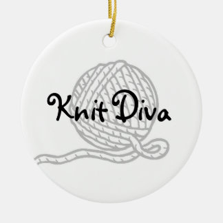 Ornement En Céramique Diva de Knit