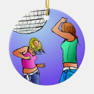 Ornement En Céramique Divas de disco