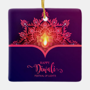 Ornement en céramique Diwali