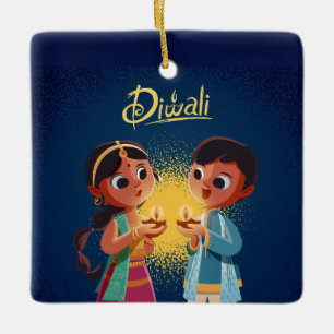Ornement en céramique Diwali