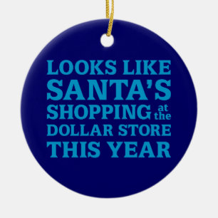 Ornement En Céramique Dollar Store Père Noël