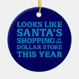 Ornement En Céramique Dollar Store Père Noël
