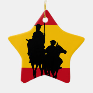 Ornement En Céramique Don Quichotte 2
