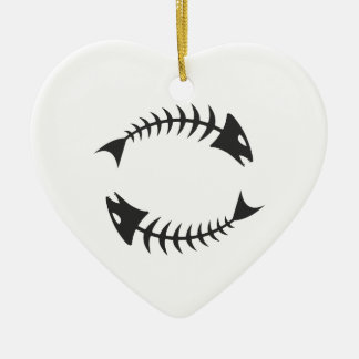 Ornement En Céramique Double Fishbone Fischgräte