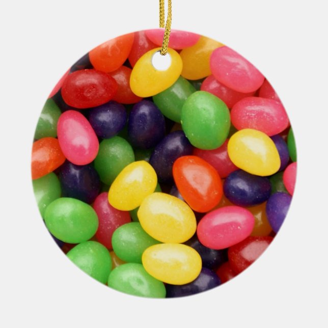 Ornement En Céramique Dragées à la gelée de sucre (Devant)