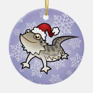 Ornement En Céramique Dragon de Noël barbu / Dragon de Rankin