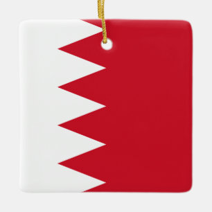 Ornement En Céramique Drapeau de Bahreïn