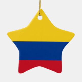 Ornement En Céramique Drapeau de Columbia, République de Colombie