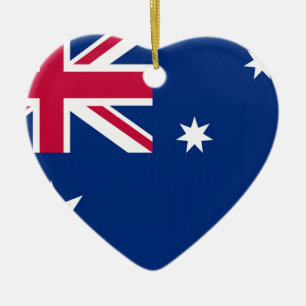 Ornement En Céramique Drapeau de l'Australie