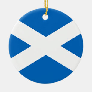 Ornement En Céramique Drapeau de l'Ecosse