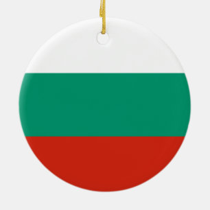 Ornement En Céramique Drapeau de l'ornement de Bulgarie