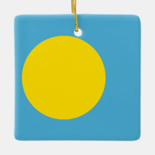 Ornement En Céramique Drapeau des Palaos