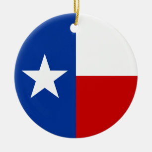 Ornement En Céramique drapeau du Texas