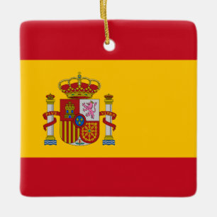 Ornement En Céramique Drapeau espagnol