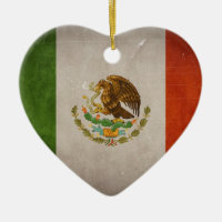 Drapeau mexicain grunge frais du Mexique