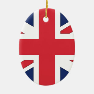 Ornement En Céramique Drapeau Union Jack/Union du Royaume-Uni