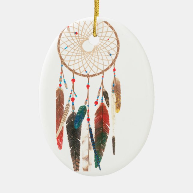 Ornement En Céramique Dreamcatcher nouveau ! (Devant)