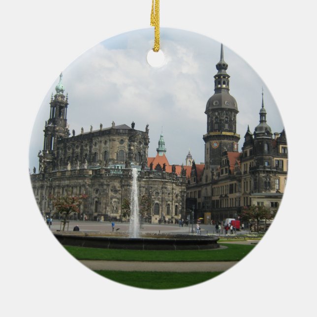 Ornement En Céramique Dresde, Allemagne (Dos)