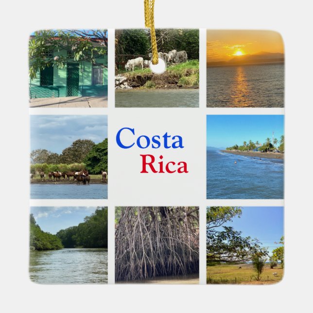Ornement en céramique du Costa Rica (Devant)