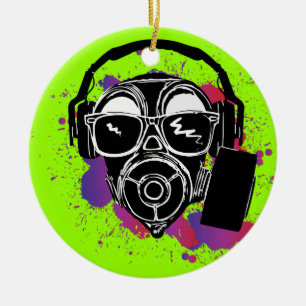 Ornement En Céramique Dubstep Gasmask