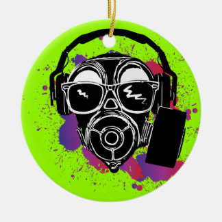 Ornement En Céramique Dubstep Gasmask