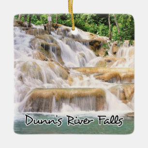 Ornement En Céramique Dunn's River Falls Jamaïque closeup