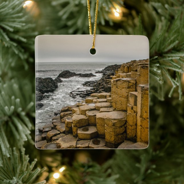 Ornement En Céramique Dusk at Giant's Causeway (Arbre)