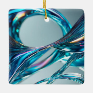Ornement En Céramique Eau de verre flottant