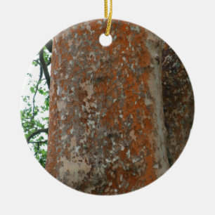 Ornement En Céramique Écorce d'arbre