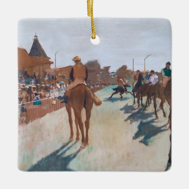 Ornement En Céramique Edgar Degas - La Parade (Devant)