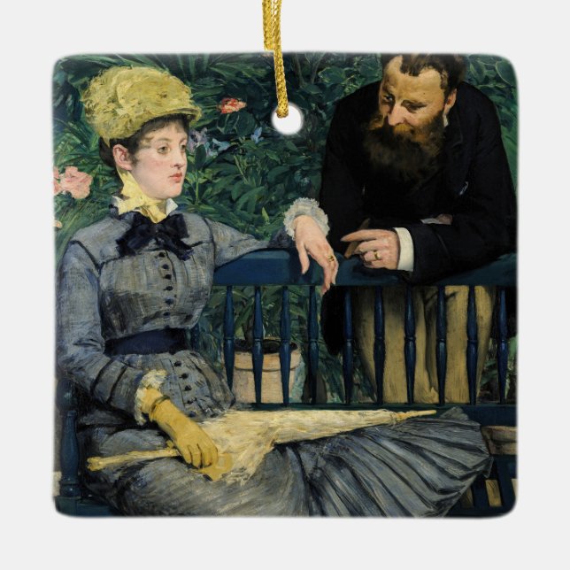 Ornement En Céramique Edouard Manet - Au Conservatoire (Devant)