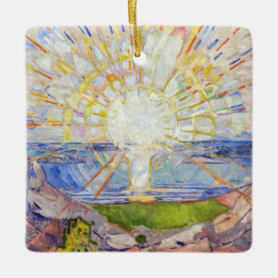 Ornement En Céramique Edvard Munch - Le Soleil 1911