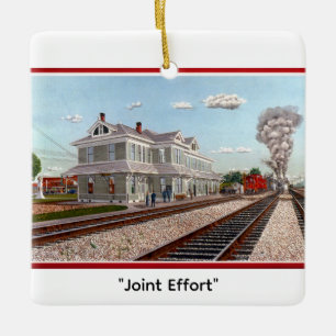 Ornement En Céramique "Effort conjoint" de Tom Rock
