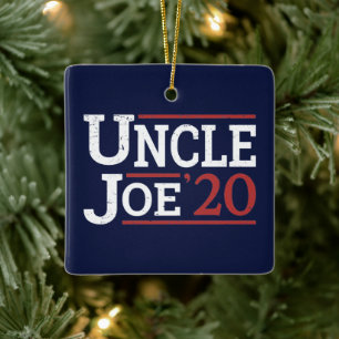 Ornement En Céramique Élection 2020 - Oncle Joe