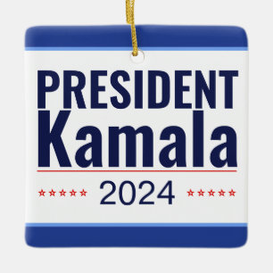 Ornement En Céramique Élection du président Kamala 2024