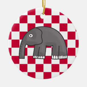 Ornement En Céramique éléphant